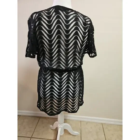 Apt 9 Beach Coverup Deep V Short Sleeve Size XL - Picture 4 of 5